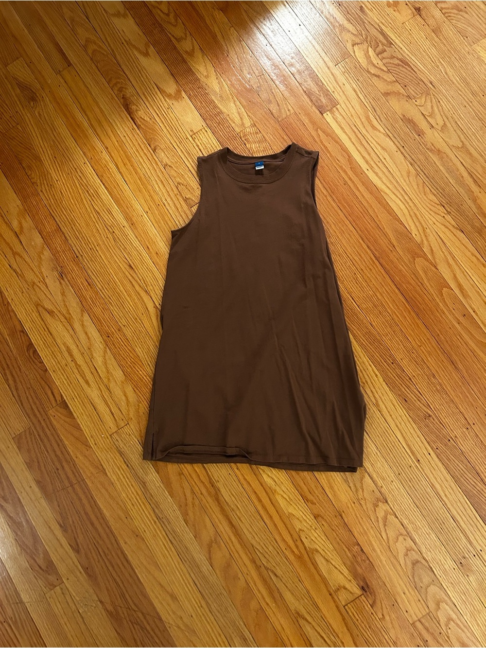 Old Navy | 100% Cotton Sleeveless Brown Shift Dress | Small